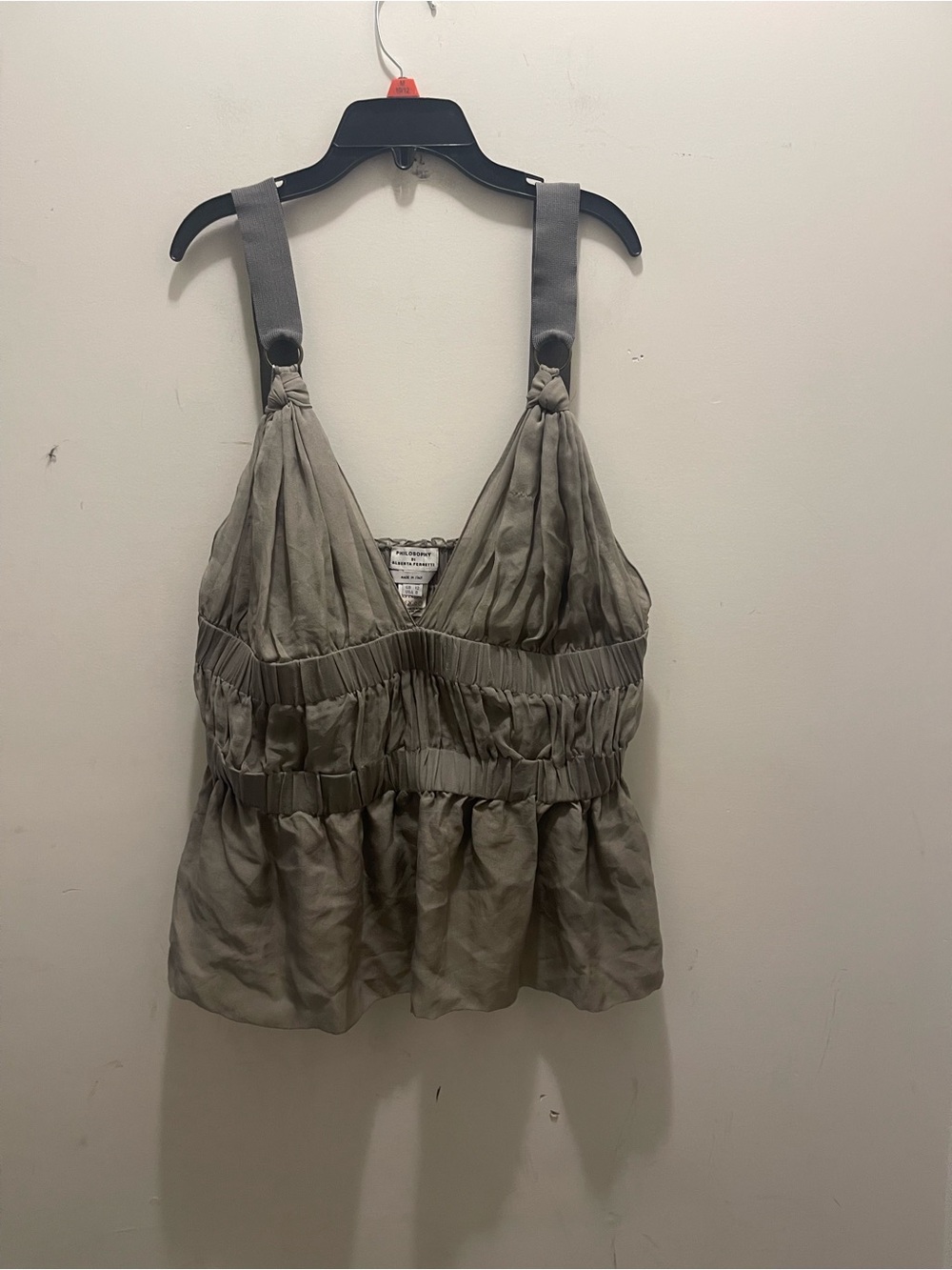 Philosophy Di Alberta Ferretti Silk Cami Tank Top NWT